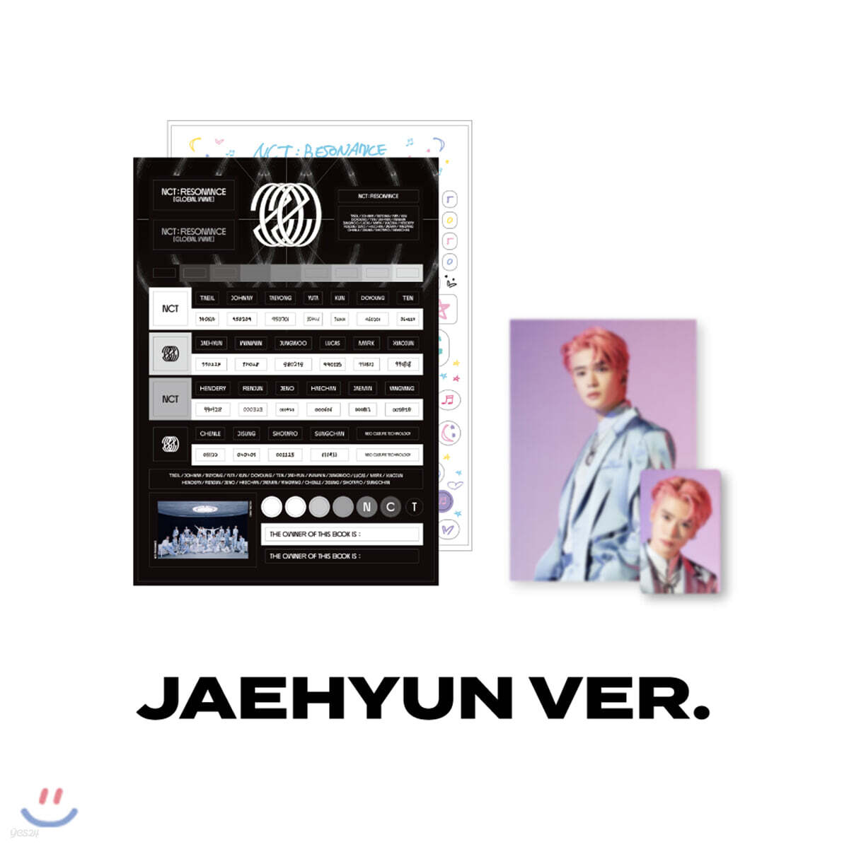 

[JAEHYUN] NCT Scrapbook Deco Sticker + Photo SET NCT : RESONANCE [GLOBAL WAVE] Beyond LIVE