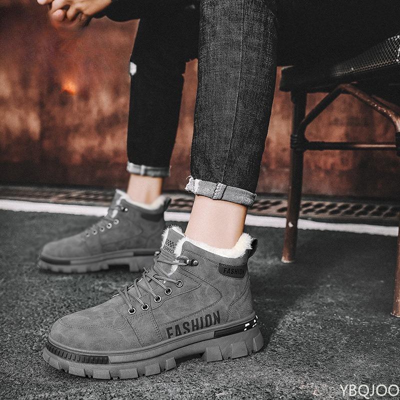 Modische vielseitige Baumwollschuhe neuer Gewinner Herren Winterisolierung High Top Herrenschuhe Sportlich lässig bequem Schneestiefel