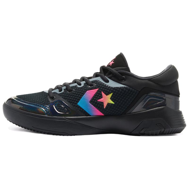 Converse G4 Fabric Low-Top Practical Basketball Shoes Unisex Black Color