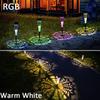 Lumini solare Iluminat de grădină în aer liber Lumini de grădină rezistente la apă Lumină solară de peisaj pentru cărare solară pentru curte Decor de grădină
