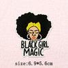 Black Girl Embroidery Patch Iron On Patches For Clothing Black Girl Magic Patches On Clothes DIY Sewing Ironing Patch Applique