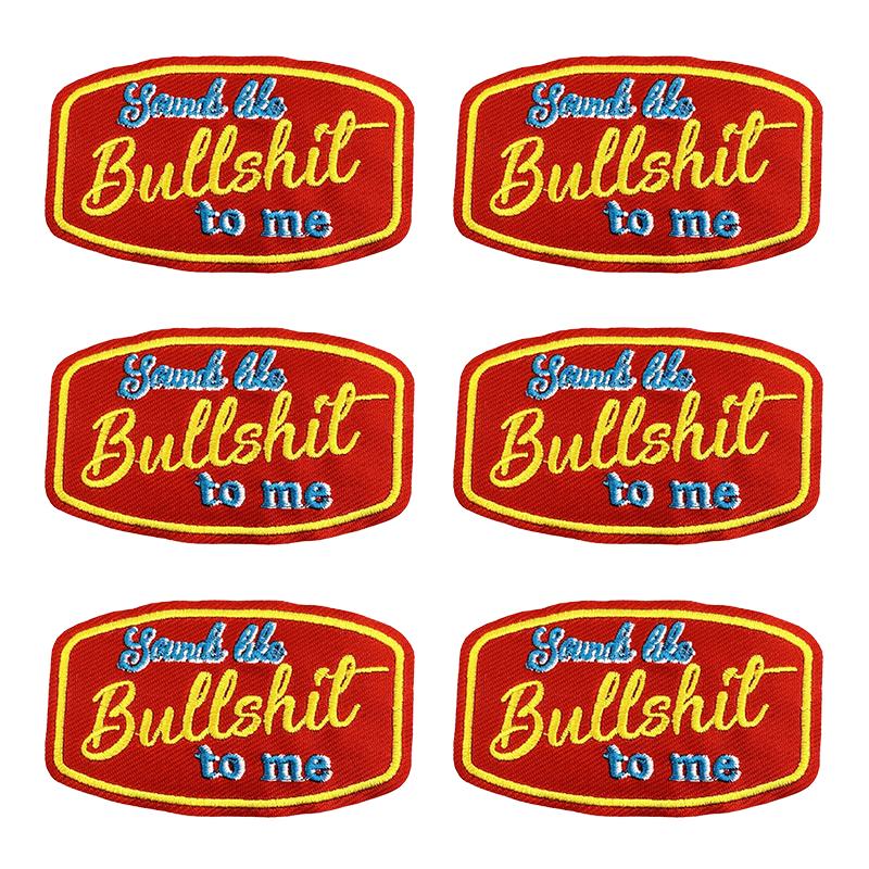 10pcs /Lots Western Cowboys Embroidered Patches Letter Patch Iron On Patches For Clothing Thermoadhesive Patches Jackets Hats Diy 