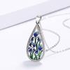 New arrivalfashion pastoral style flower pendant handmade enamel jewelry wedding birthday party necklace