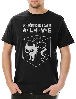 Schrödinger's Cat Is Alive Dead II Men's T-Shirt Mens Womens Tees Top The Big Schroedinger TV Bang