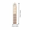 7 Grid Underwear Storage Bag Wall-mounted Hair Accessory Bag Space Saving Hanging Bag  Organizer