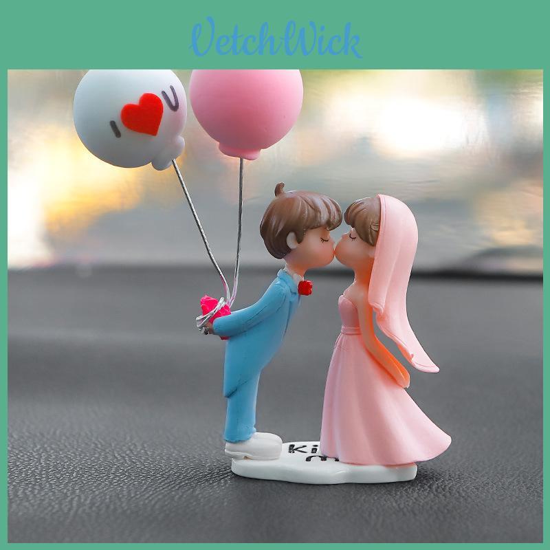 Cute And Creative Couple Decoration For Car Interior New Trendy Cartoon Style Mirror Pendant For Girls