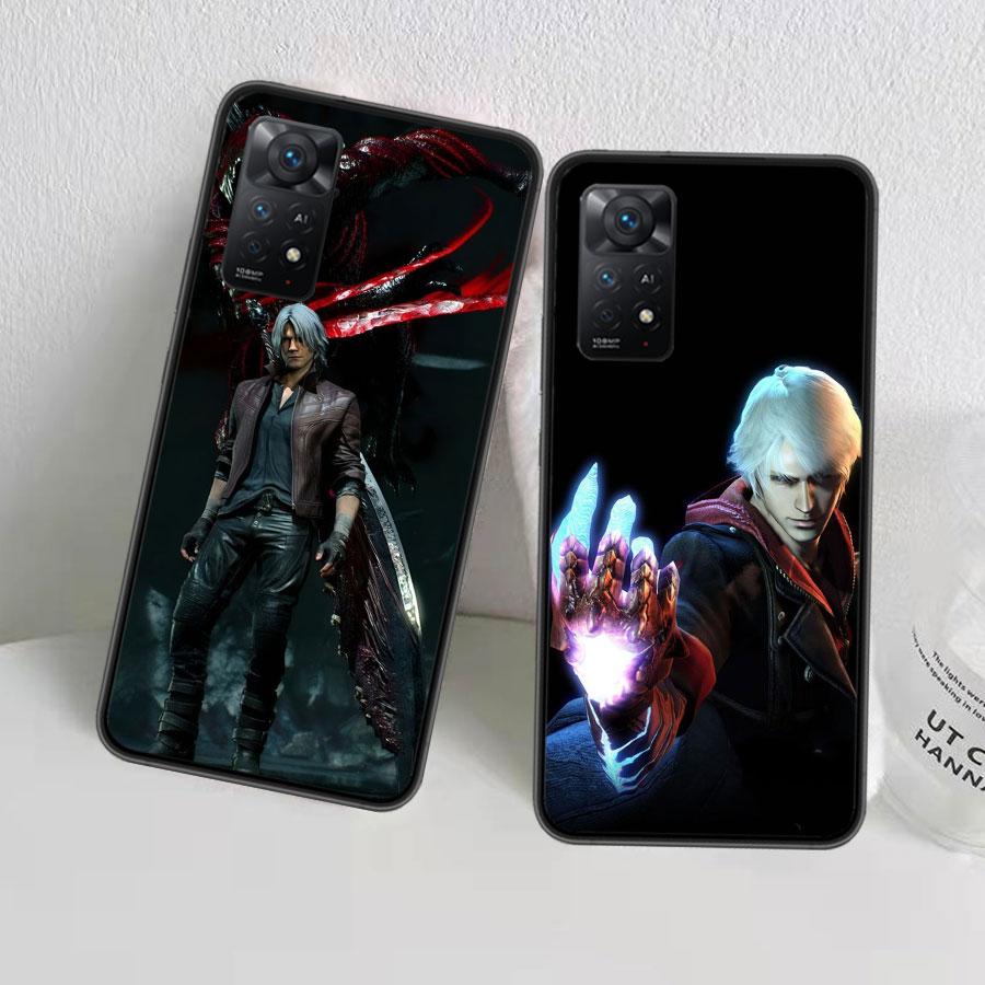 D-Devil May Cry DMC Phone Case For Redmi 13C 14C Note 13 14 Pro 5G Plus 12 12C 10 10A 10C 9 9A 9C 9T 8 8A K70 Pro Xiaomi Cover S