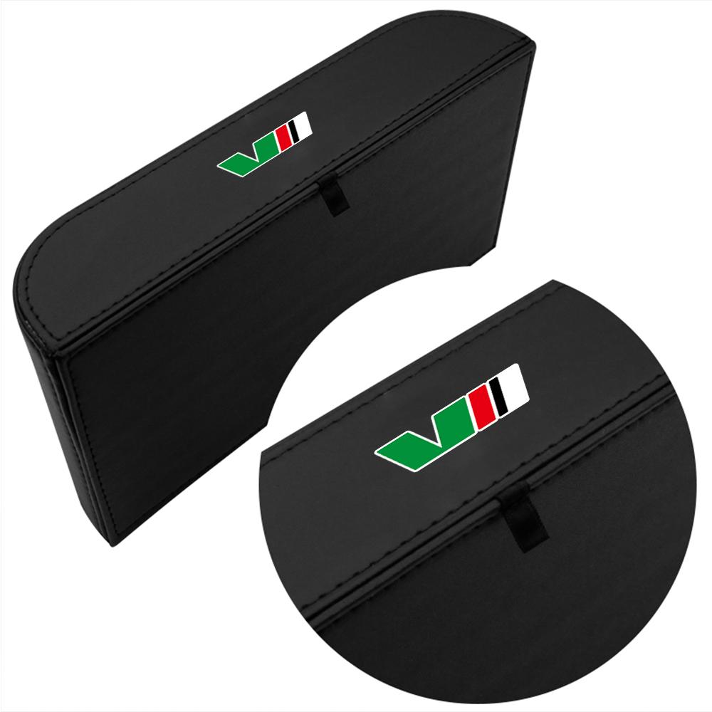 zbfwl3 1PC PU Leather Tissue Box Car Tissue Box Interior Storage Box For Skoda Kodiaq Octavia 2 3 Yeti Karoq Rapid Fabia S A5 Kamiq VII