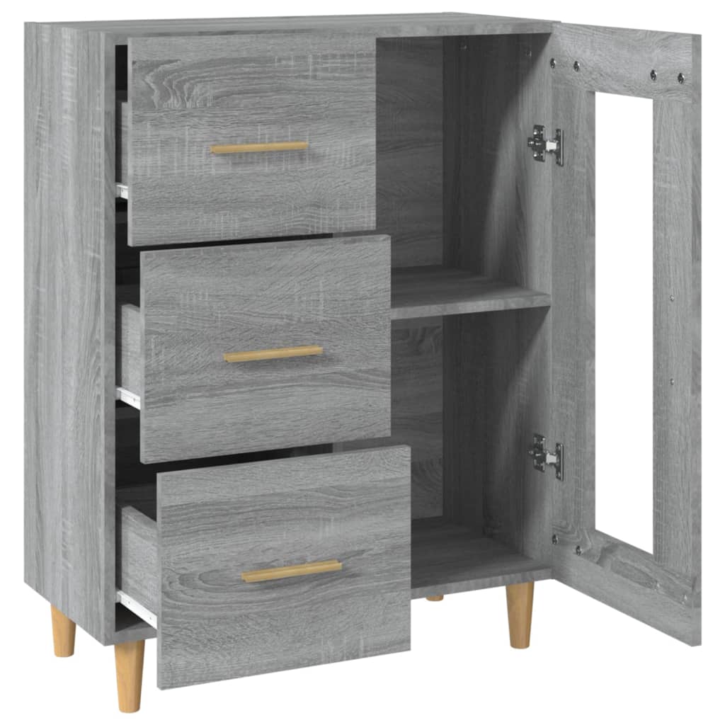 Sideboard Gray Sonoma 69.5 x 34 x 90 cm Particleboard