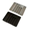 Expandable Drawer Organizers for Utensils Holder,Adjustable Cutlery Tray,Plastic Drawer Dividers Organizers for Kitchen