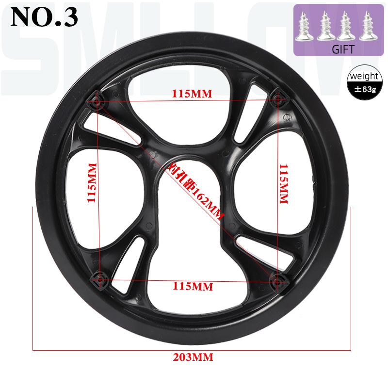 Crank Set Bicycle Parts 42T 44T 46T 48T 52T Universal Crank Cover Bicycle Tooth Plate Chain Wheel Guard Bike Crank Cap