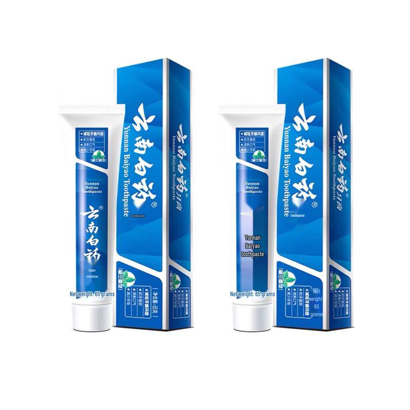 Зубная паста Yunnan Baiyao с мятой (2x65 г)