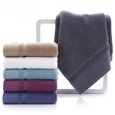 Long-Staple Thick Cotton Towel Set for Hotels with Custom Logo Option
