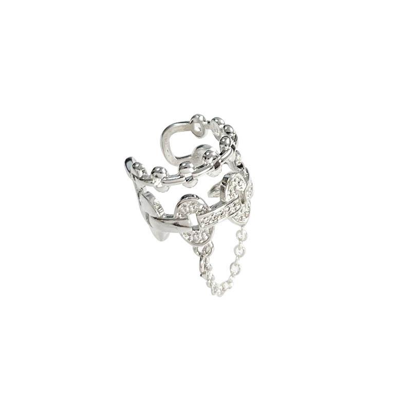 1 Pc New Punk Ear Clip Long Tassel No Piercing Hook Clip Earrings for Women Ear Cuff Earring Ear Line Fashion Jewelry Gift