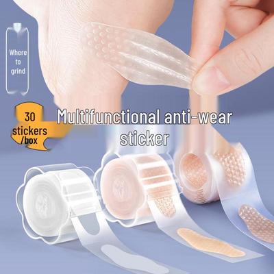 Transparent Anti-Friction Foot Stickers for High Heels
