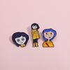 Fashionable Cartoon Character Metal Badge Brooch Pin Unique Gift For Ages All