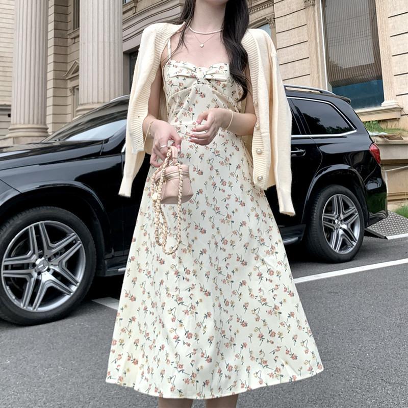 Mori First Love Dress Dress Summer New Floral Dress Thin Popular Single Skirt