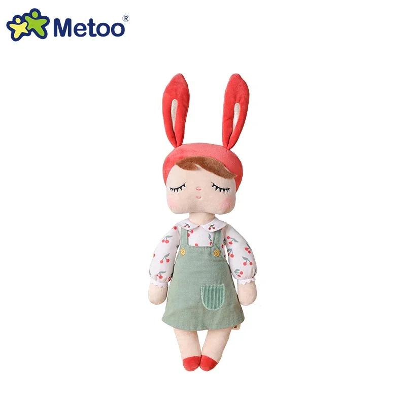 

Original Metoo 35cm Angela Pastoral Style Bunny Plushie Doll Child Hug Gentle Stuffed Playthings Designed For Infant plus Children Birth Date Gifts 35cm вишня