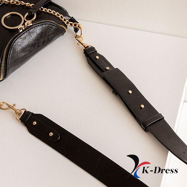 Halbmondförmige Umhängetasche mit Kette (2 Farben)