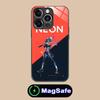 Valorant Neon Mobile Phone Case for iPhone 16 15 14 13 12 11 Pro Max Plus Mini MagSafe Glass Colour Protective Luxury Smartphone