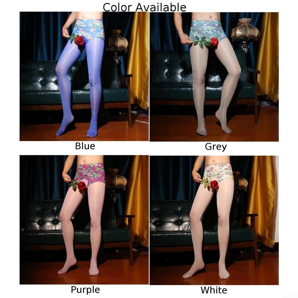 Nylon Underwear Oily Printing Regular Shiny Casual