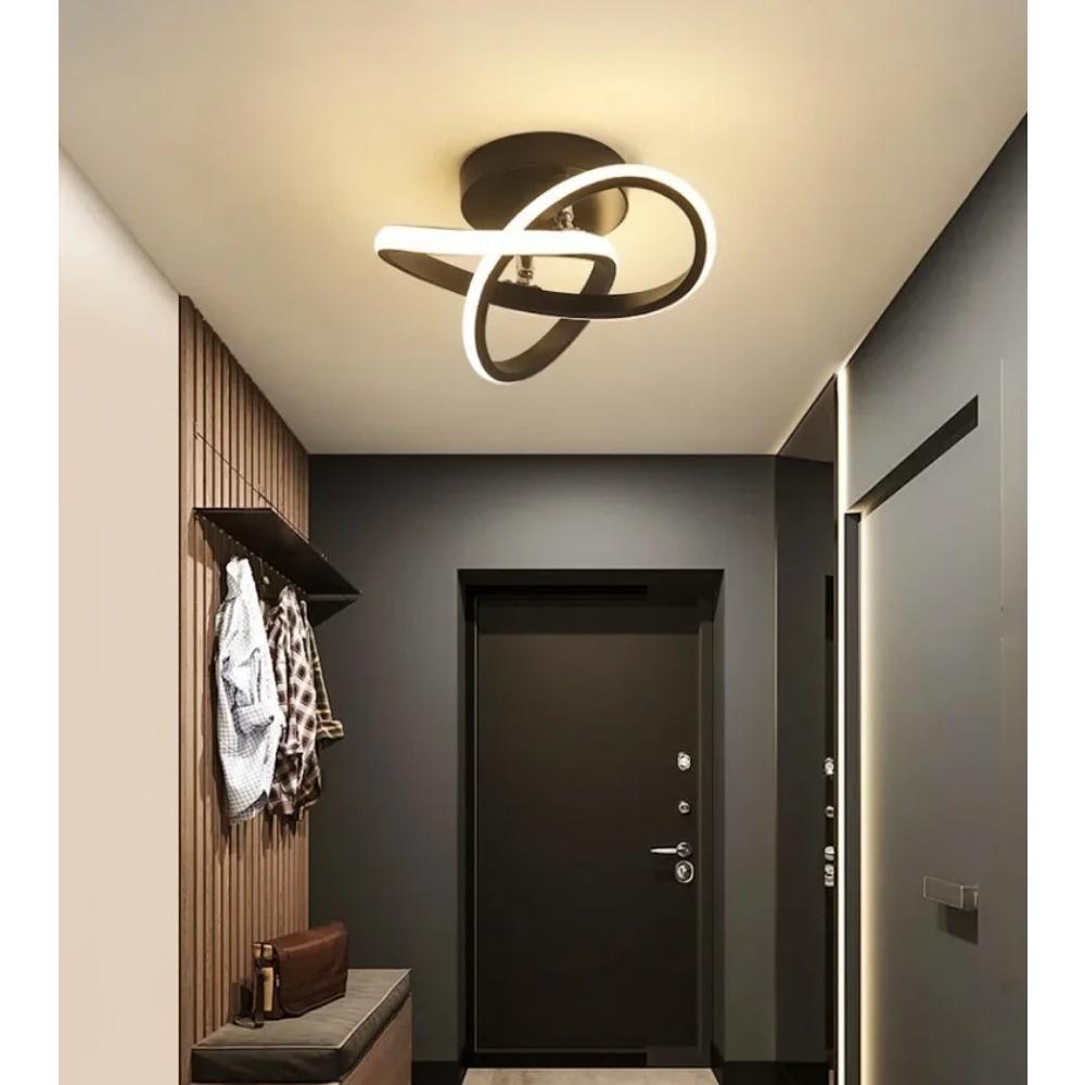 Moderne LED-taklys Minimalistisk Balkong Ganglampe Hjem Korridor Veranda Kanal Taklampe nordic ins Vindgarderobelampe