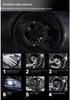 P9 LED Headlight Lens with High/Low Beam - Universal 12V for Cars & Motorcycles