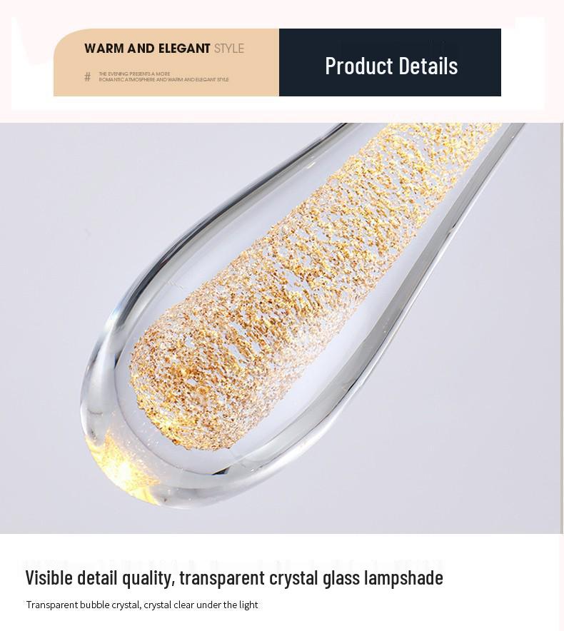 Elegant Brass Crystal Wall Lamp for Bedroom, Living Room, Staircase, or Corridor