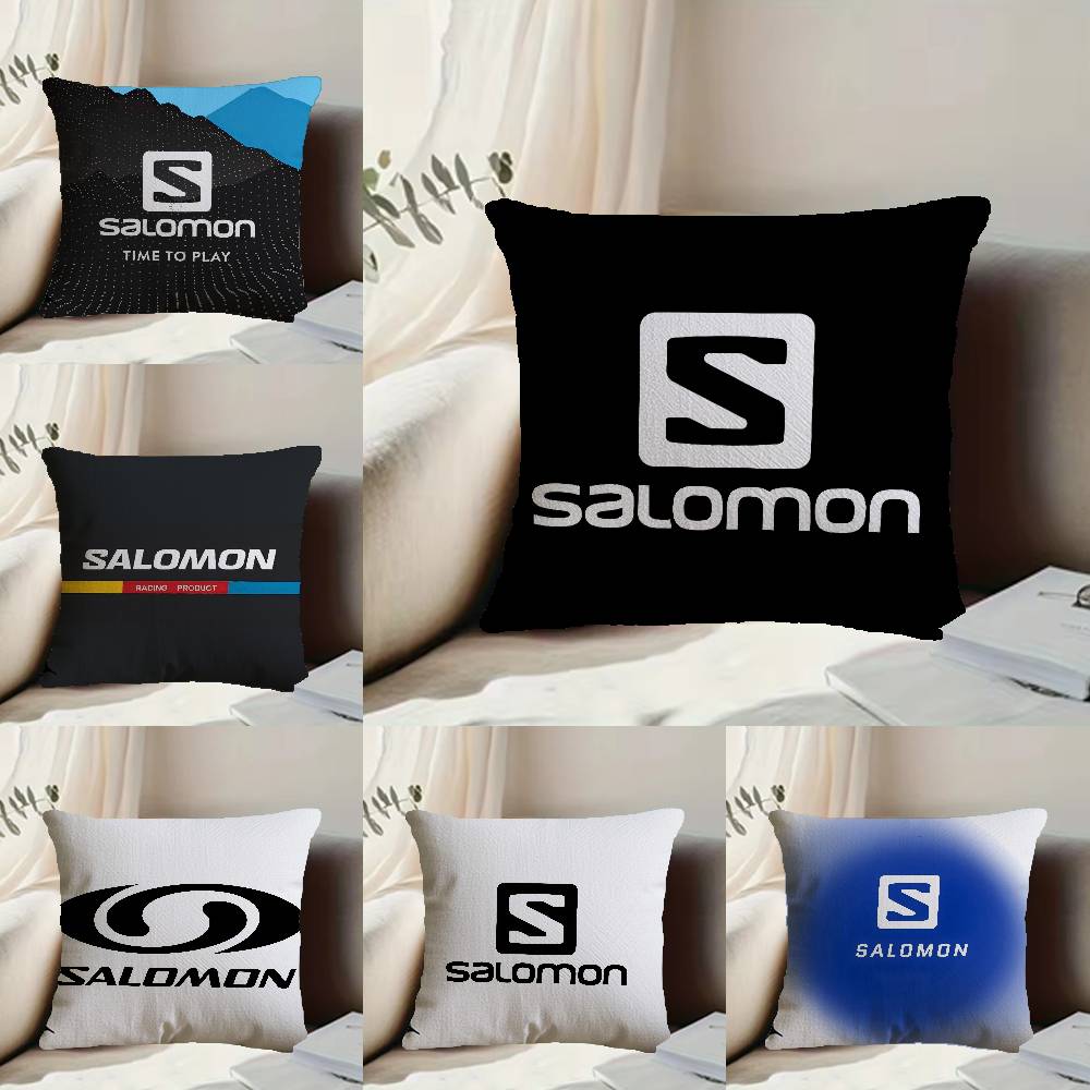 C-Classic S-SALOMONS Pillow Case Anti-dustmite Pillowcase Invisible zipper silky short plush Sofa cushion cover
