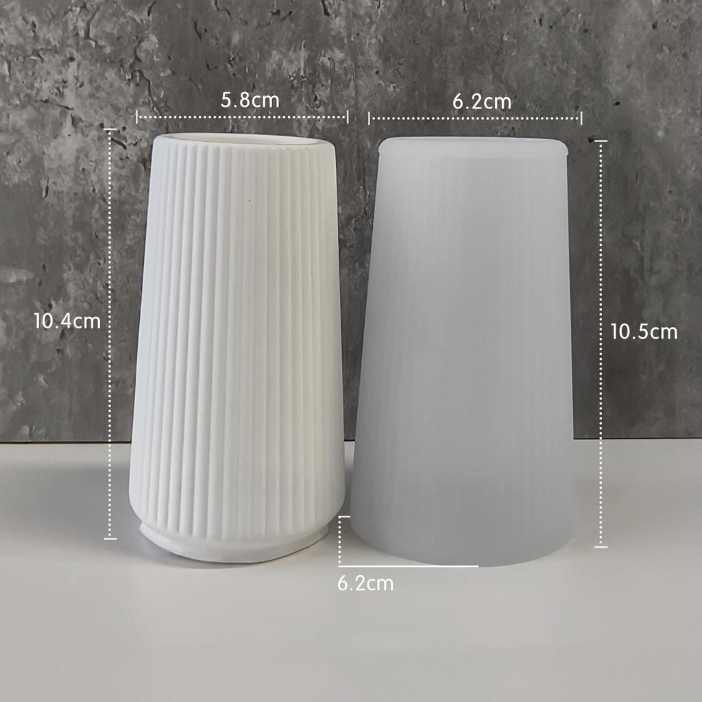 Flower Arranger Epoxy Resin Silicone Mold DIY Gypsum Cement Vase Mold Decorative Ornament Flower Arranger Mold Craft