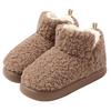 Women's and Men's Non-Slip Winter Cotton Slippers - Warm, Thick Sole, Full Coverage for Indoor Use