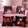 Tokisaki Kurumi Date A Live Pillow Case Anti-Dustmite Pillowcase Invisible Zipper Silky Short Plush Sofa Cushion Cover