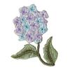 Toppa Ricamata Floreale Termoadesiva da Cucire Toppa Decorativa Applicazione Floreale Ricamata per Jeans Camicie Cappelli Borse Riparazione