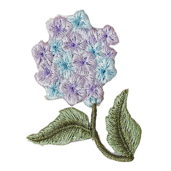 Toppa Ricamata Floreale Termoadesiva da Cucire Toppa Decorativa Applicazione Floreale Ricamata per Jeans Camicie Cappelli Borse Riparazione