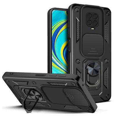 Para Redmi Note 9 Pro Suporte Magnético para Carro Anel Capa Traseira Para Xiaomi Redmi Note9 Pro Capa Deslizante Armadura de Câmera Capa de Telefone
