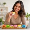 Stress Toy - Steamed Bun Toy with Blowing, Soft Non-Sticky and, Realistic Food Toy for Adults and Kids