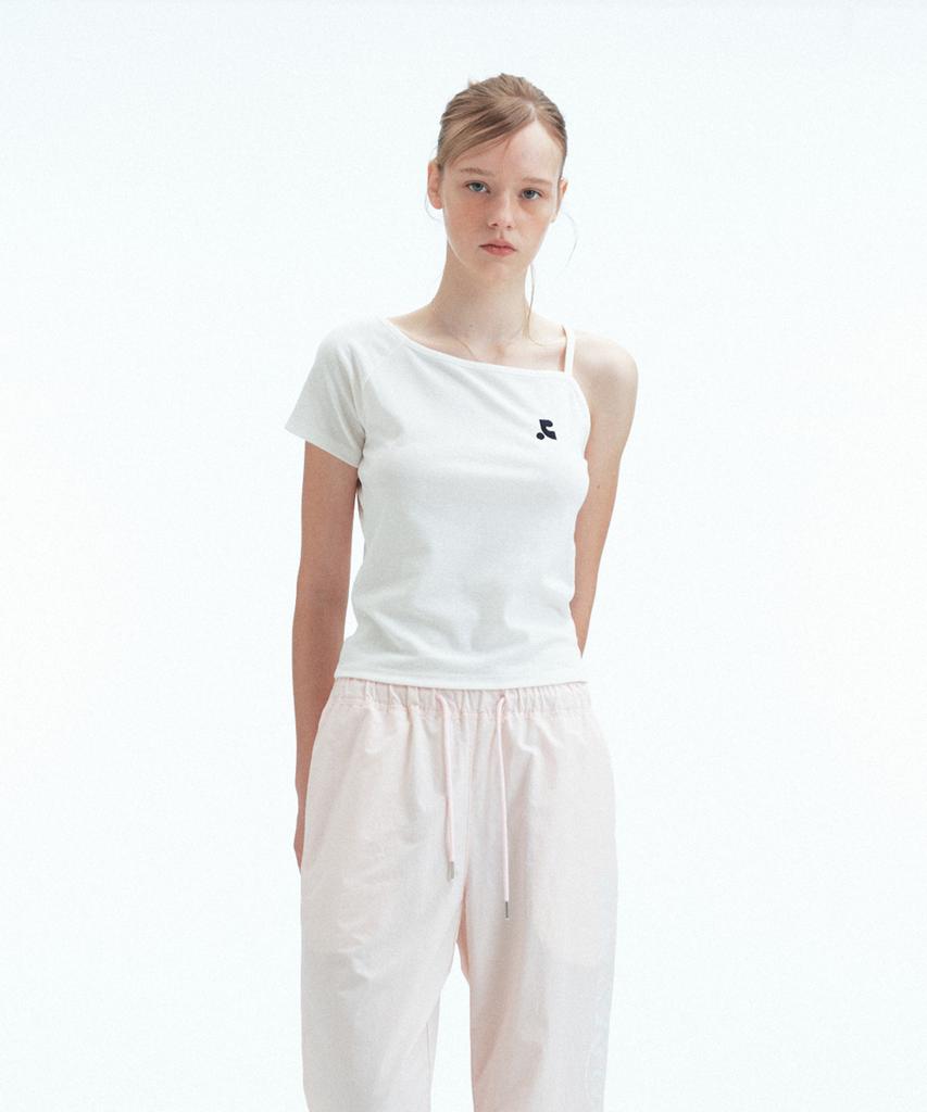 REST&RECREATION Unbalanced Knit Top - Ivory