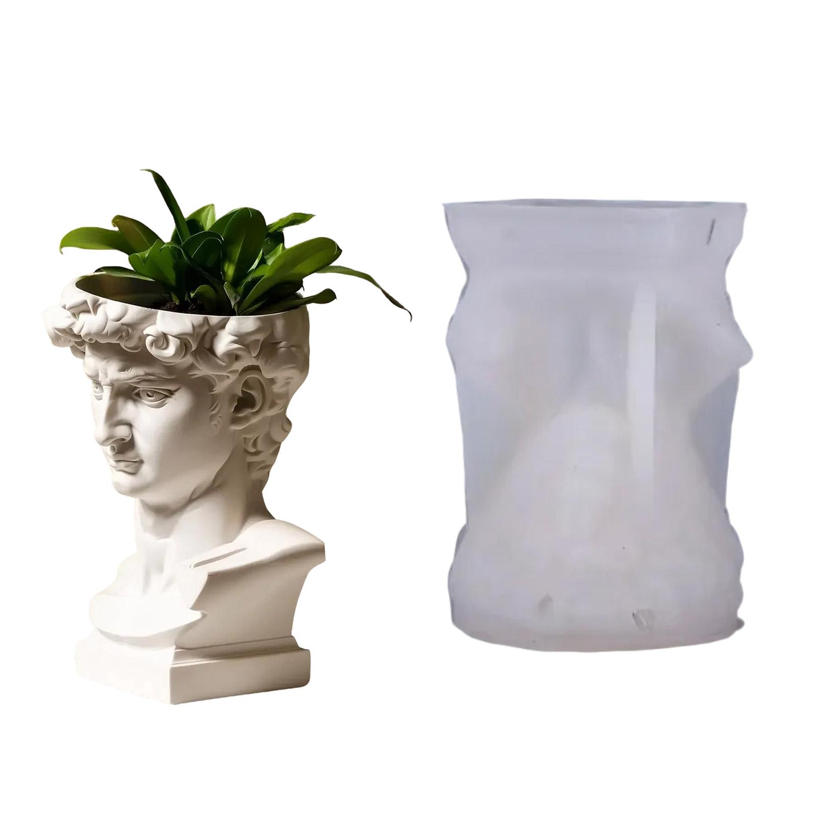 

Форма для скульптурного кашпо из пищевого силикона, форма для подсвечника, форма для гипса для литья смолы и DIY домашних крафтовых проектов