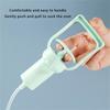 Baby Nasal Aspirator with Soft Silicone Tip Portable Hand Pulled Nose Sucker Strong Suction for Infants and Toddler