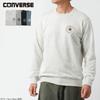 Converse Herbst Fleece Sweatshirt mit Sagara-Stickerei und American Casual Größe LL Herren Patch, Stil, Schwarz,
