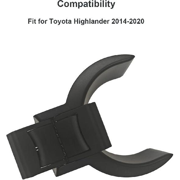 Cup Holder ert Divider Fit for Toyota Highlander 2014 2015 2016 2017 2018 Replaces Part # 55618-0E200-C0