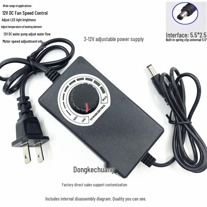 

Adjustable 12V 2A to 3V DC Power Regulator Transformer Other Accessories - Contact Customer Service