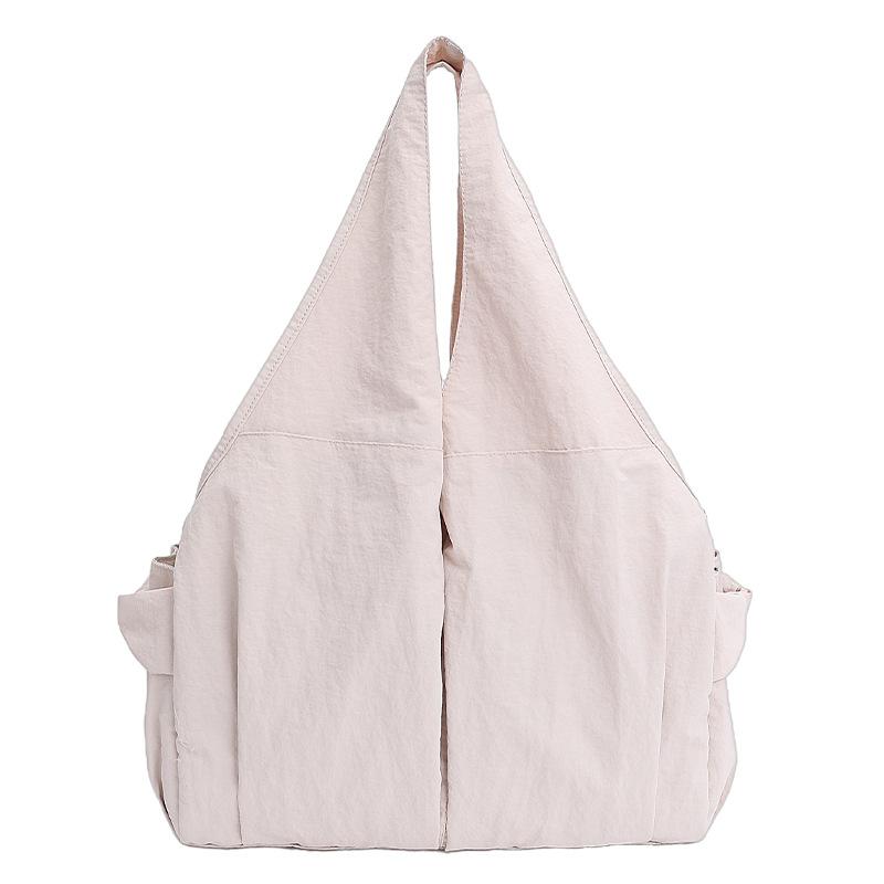 Japanese literature and art small, fresh, simple and large-capacity shoulder cloth bag women's leisure portable multi-pocket niche bag travel bag