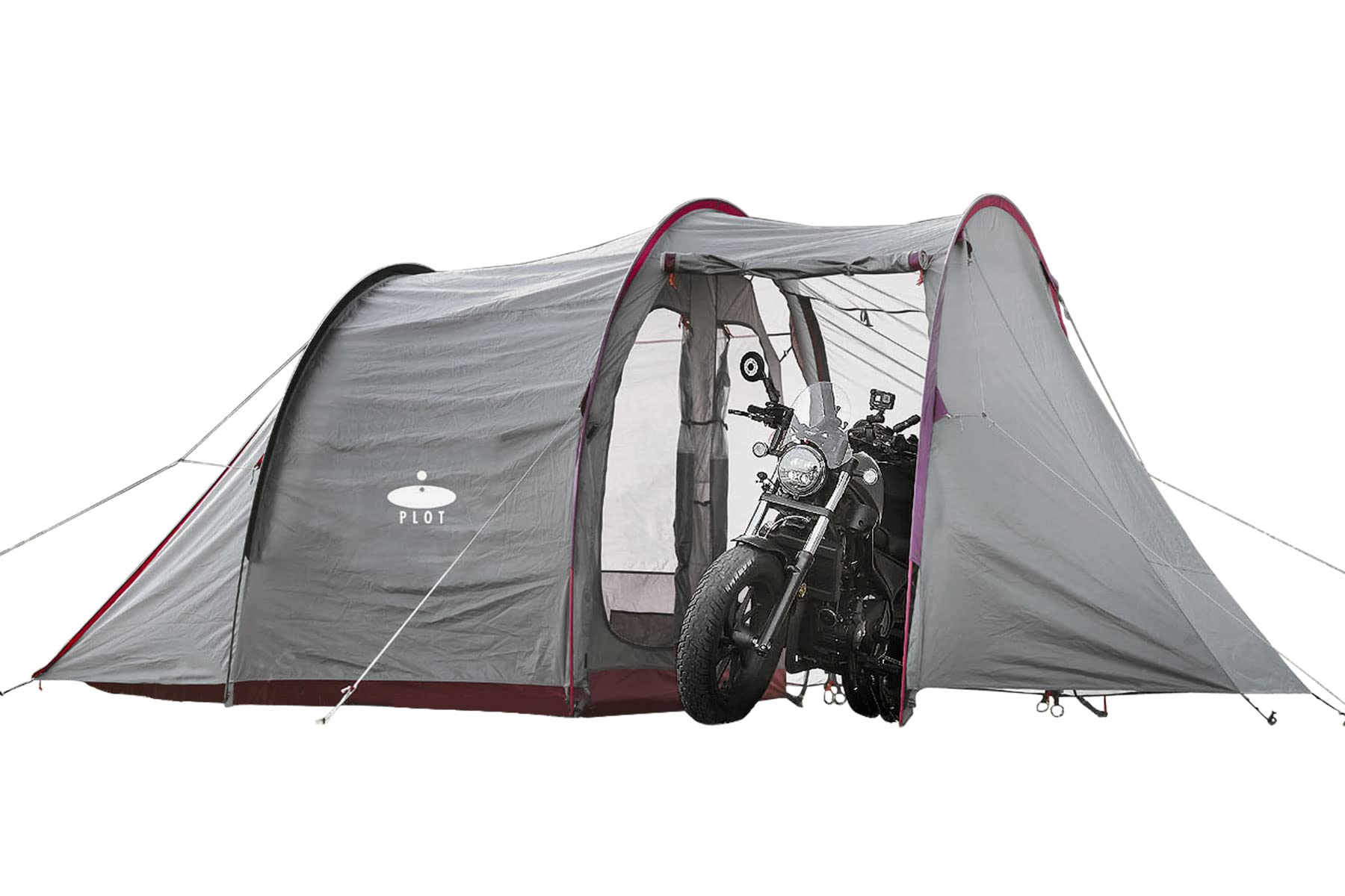 

Proto Moto Tent Gray Length 440CM X Width 250CM X Height 185CM PLG0001