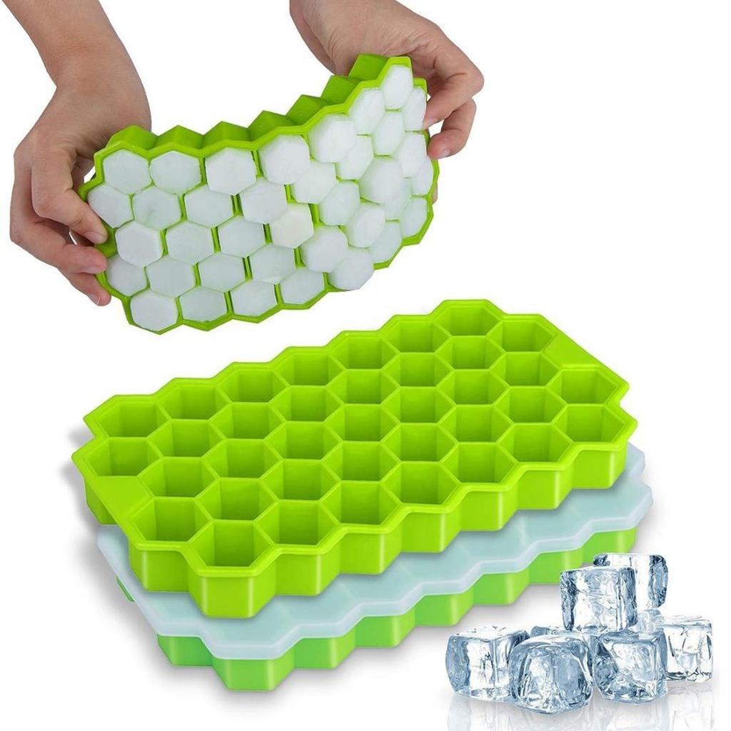1pcs Honeycomb 37 Lattice  Tray Maker Without Lid DIY Ice Mold