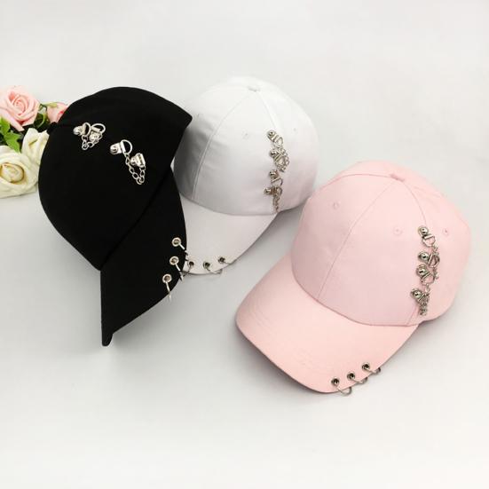 Cappello Sportivo da Donna Metallico alla Moda Hip-Hop da Baseball Anti-Luce UV per Esterno