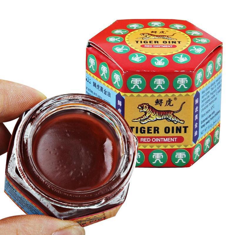 Red Tiger Balm Ointment For Headache Toothache Stomachache Painkiller Tool