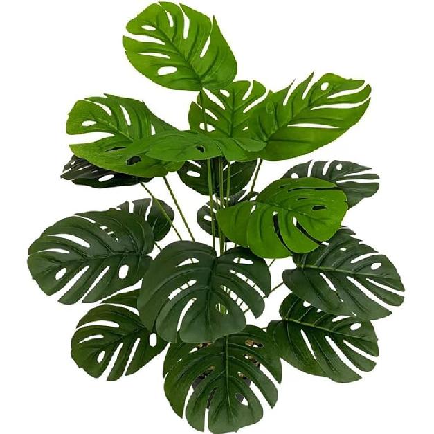 PASYOU Fake Leaves Plants for Christmas Decor, Gold Artificial Shrubs Grass Foliage Plastic Bulk Leaf Indoor Outdoor Home Garden Party Hotel Verandah