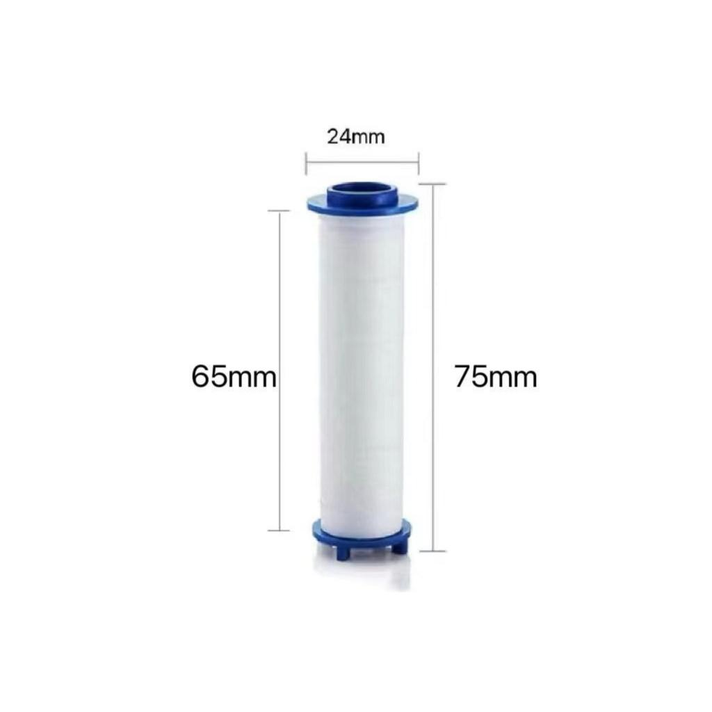 10 Pcs Ion Drops Shower Head Filters, Showerhead Filters, PP Cotton Replacement Cartridge, Suitable for Various Specifications of Shower Heads