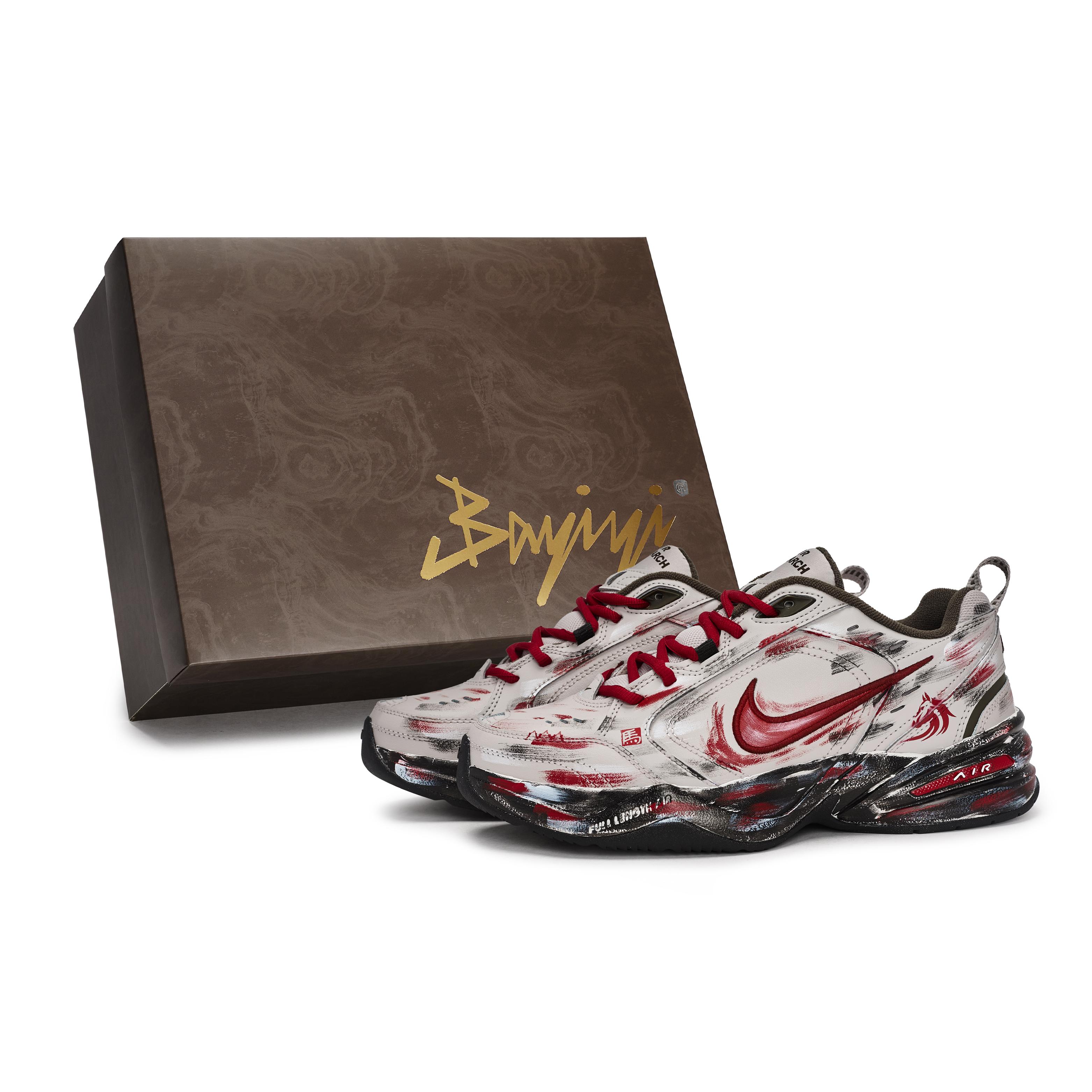 

Nike Air Monarch 4 811 Manufacturing, Joy Chang an, Special Shoe Box Slip Resistant Low top Chunky Sneakers Unisex 415445-200(Team80-SBOX) 43